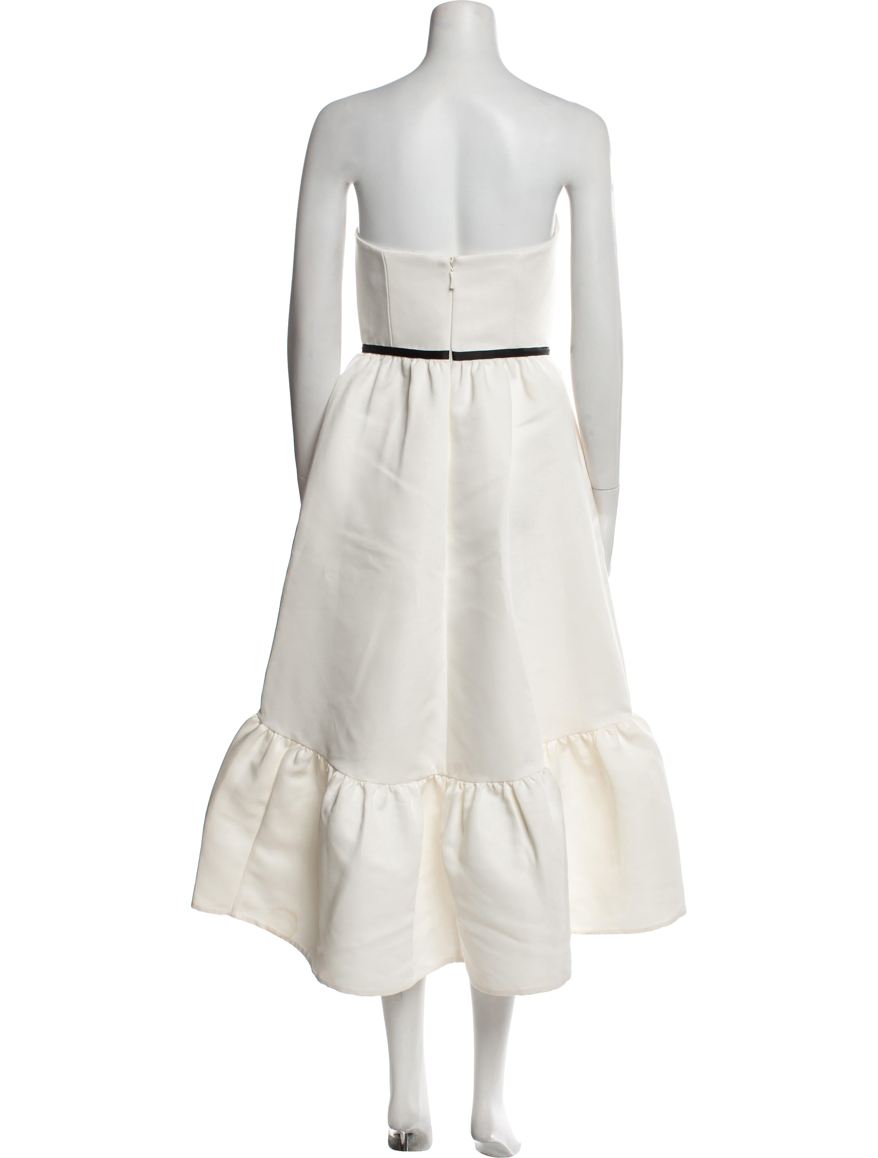 Kate Spade New York x The Madison Ave. Collection Strapless Midi Length Dress